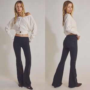 Free People we the free pull on flare Jeans
